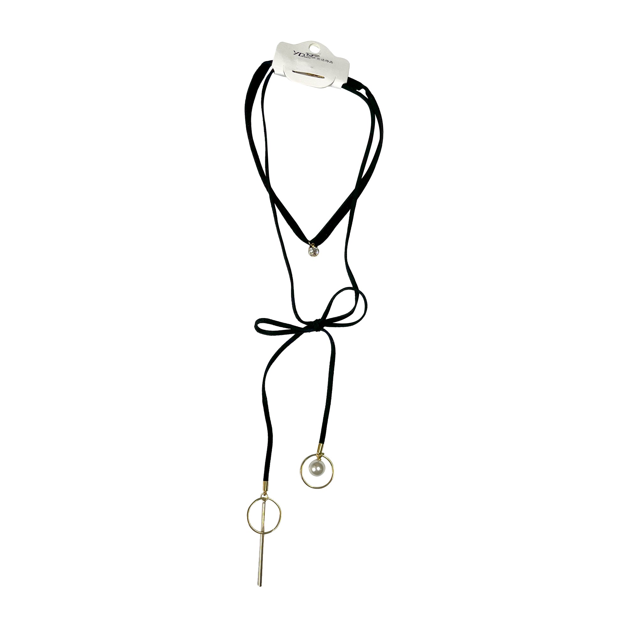 Orbit & Pearl Choker Necklace