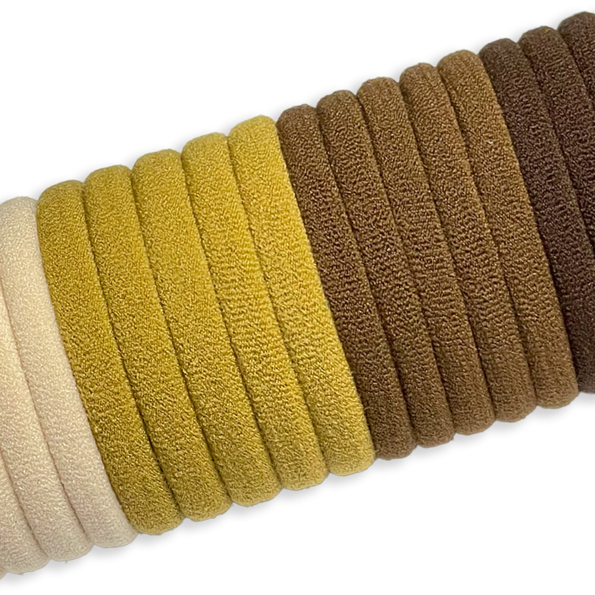 Neutral Tone Elastic Hair Tie 20 Set