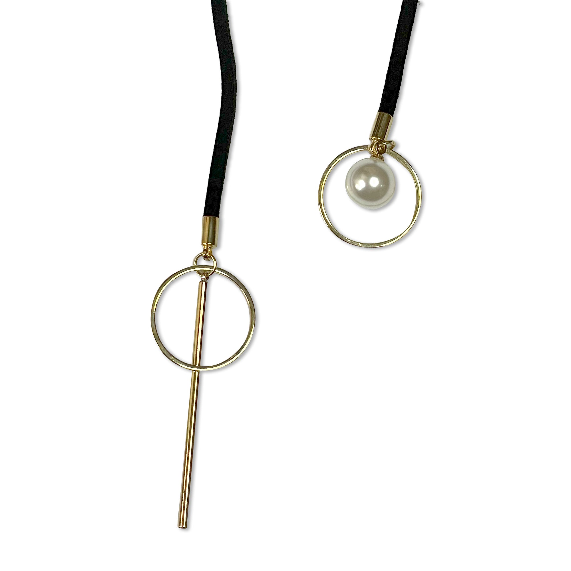 Orbit & Pearl Choker Necklace