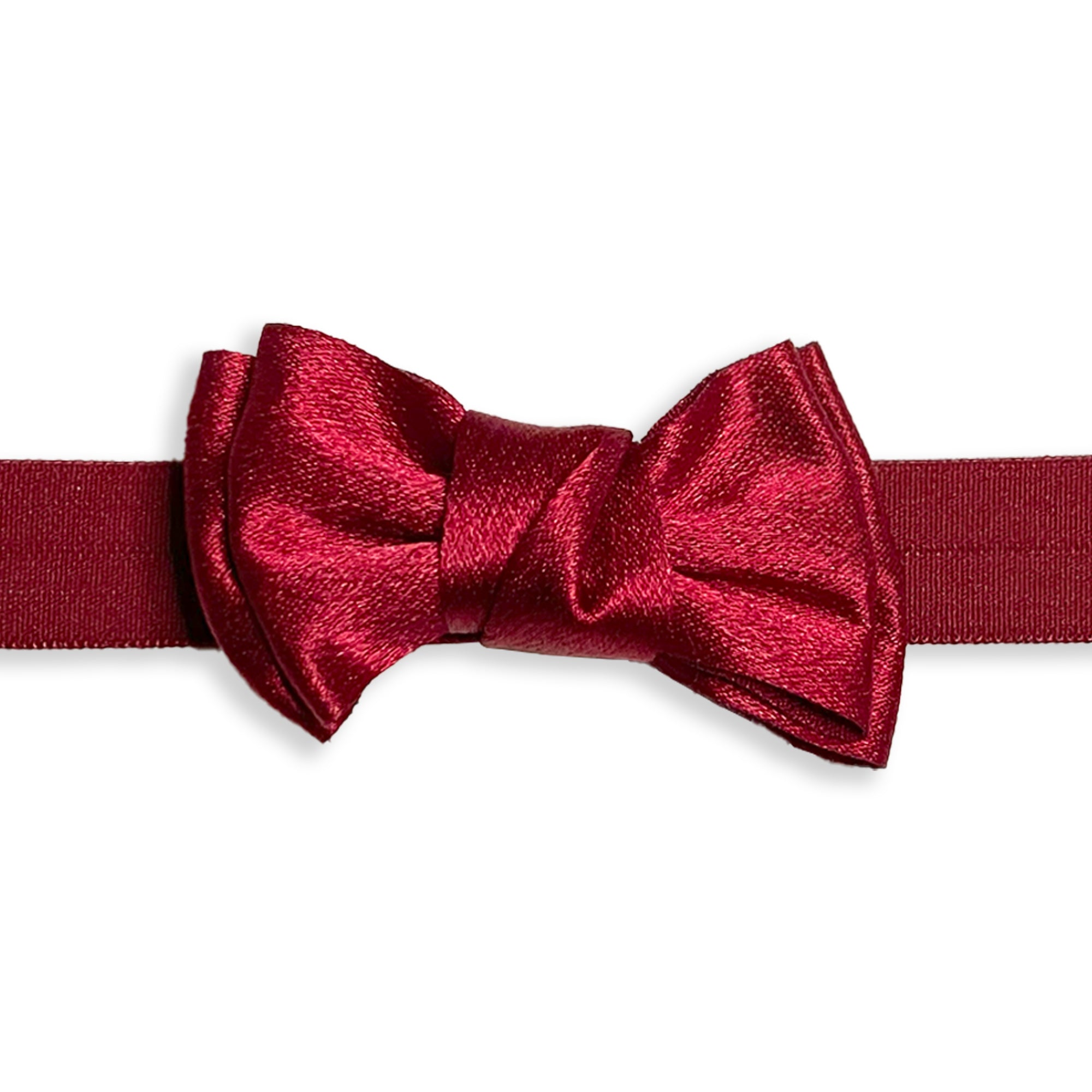 Maroon Ribbed Baby Headband with Bow