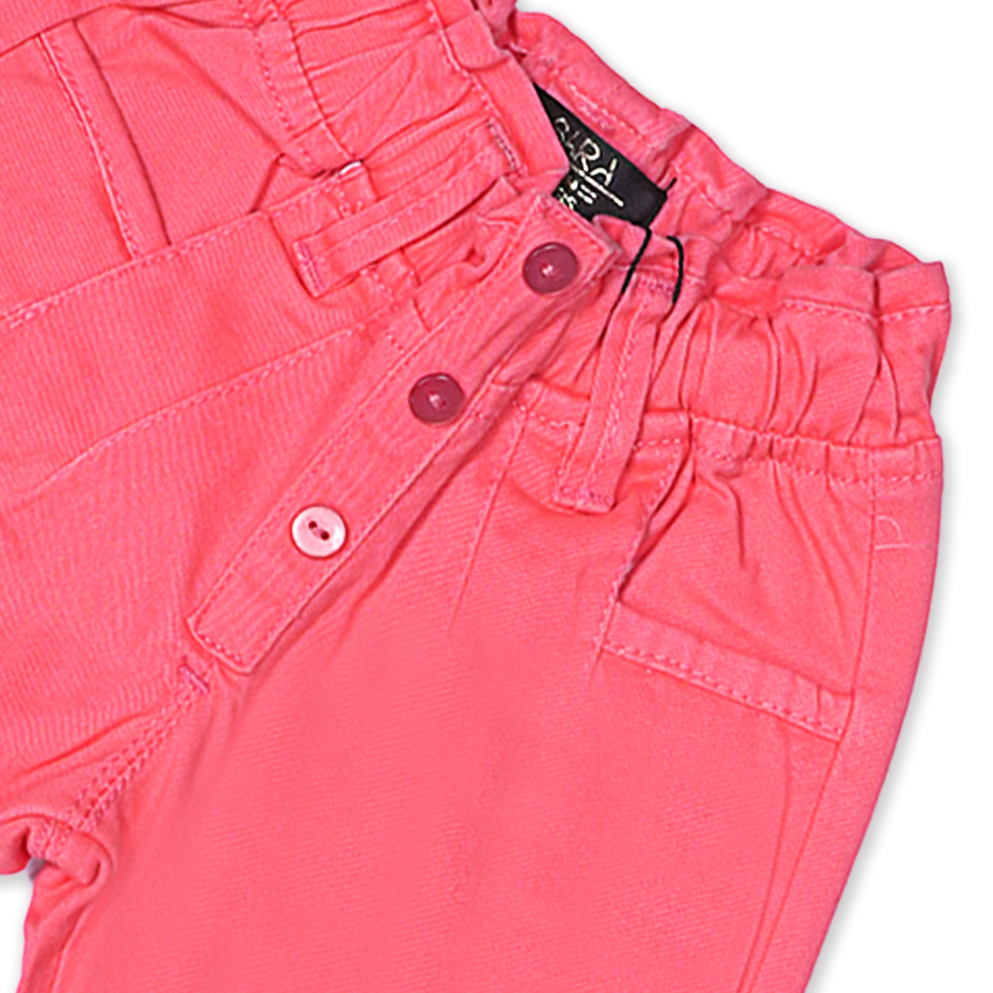 Coral Cotton Pants with Unicorn & Minnie Mouse Print