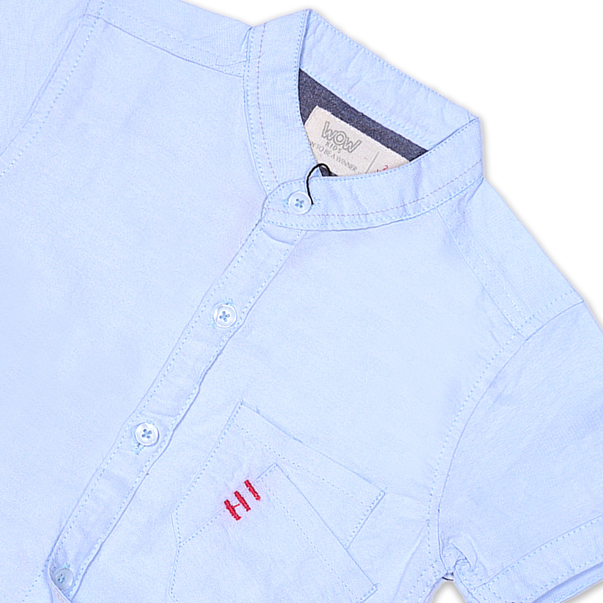 Boys' Navy Daniel Iconic Short Sleeve Shirt