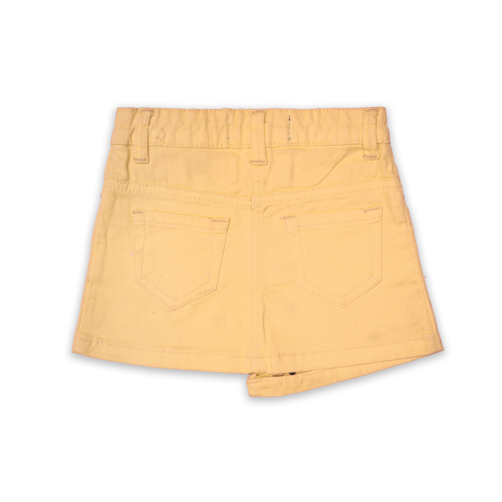 Stunning Girls' Yellow Heart Print Skirt