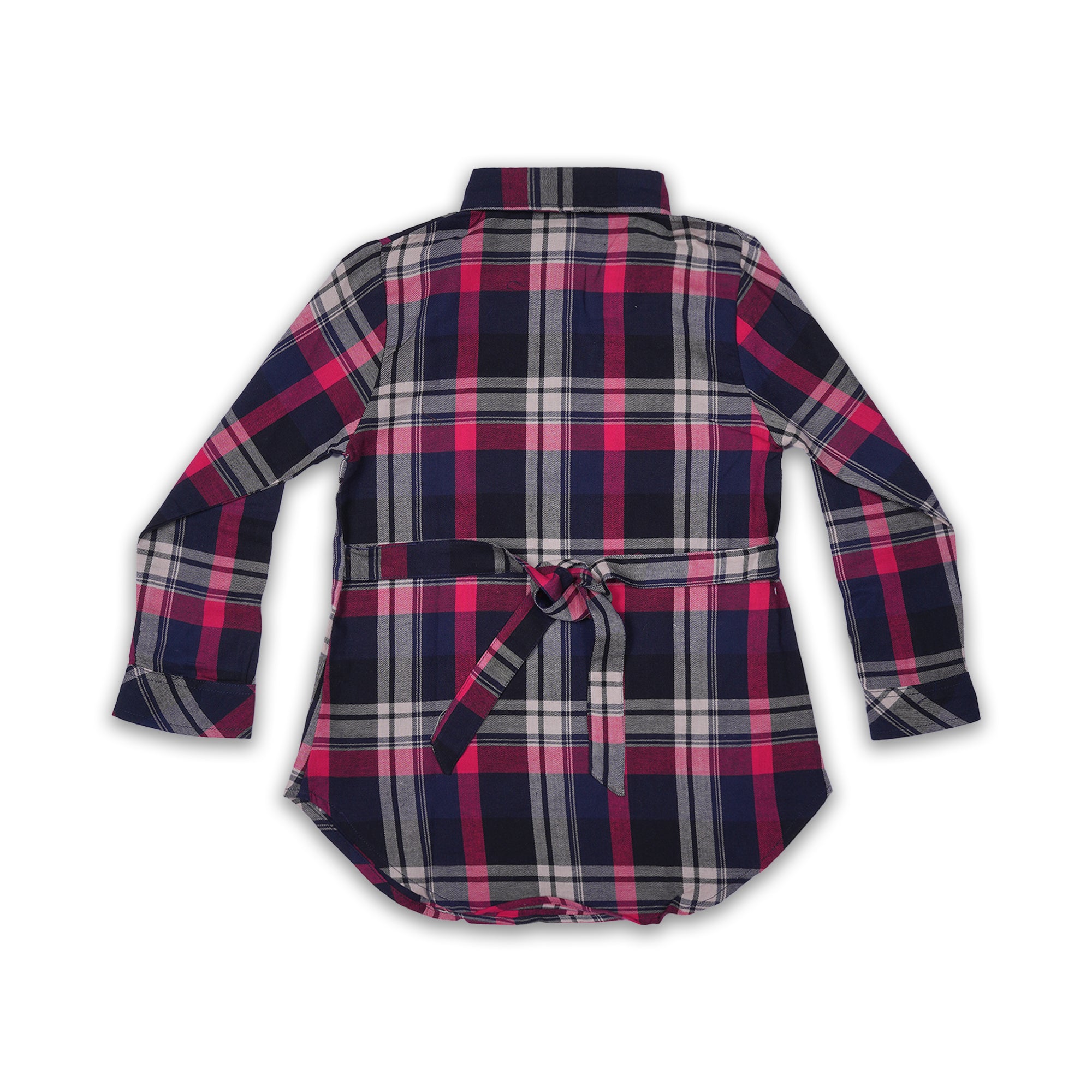 TWEEN A TEEN Flannel Plaid Tunic Shirt