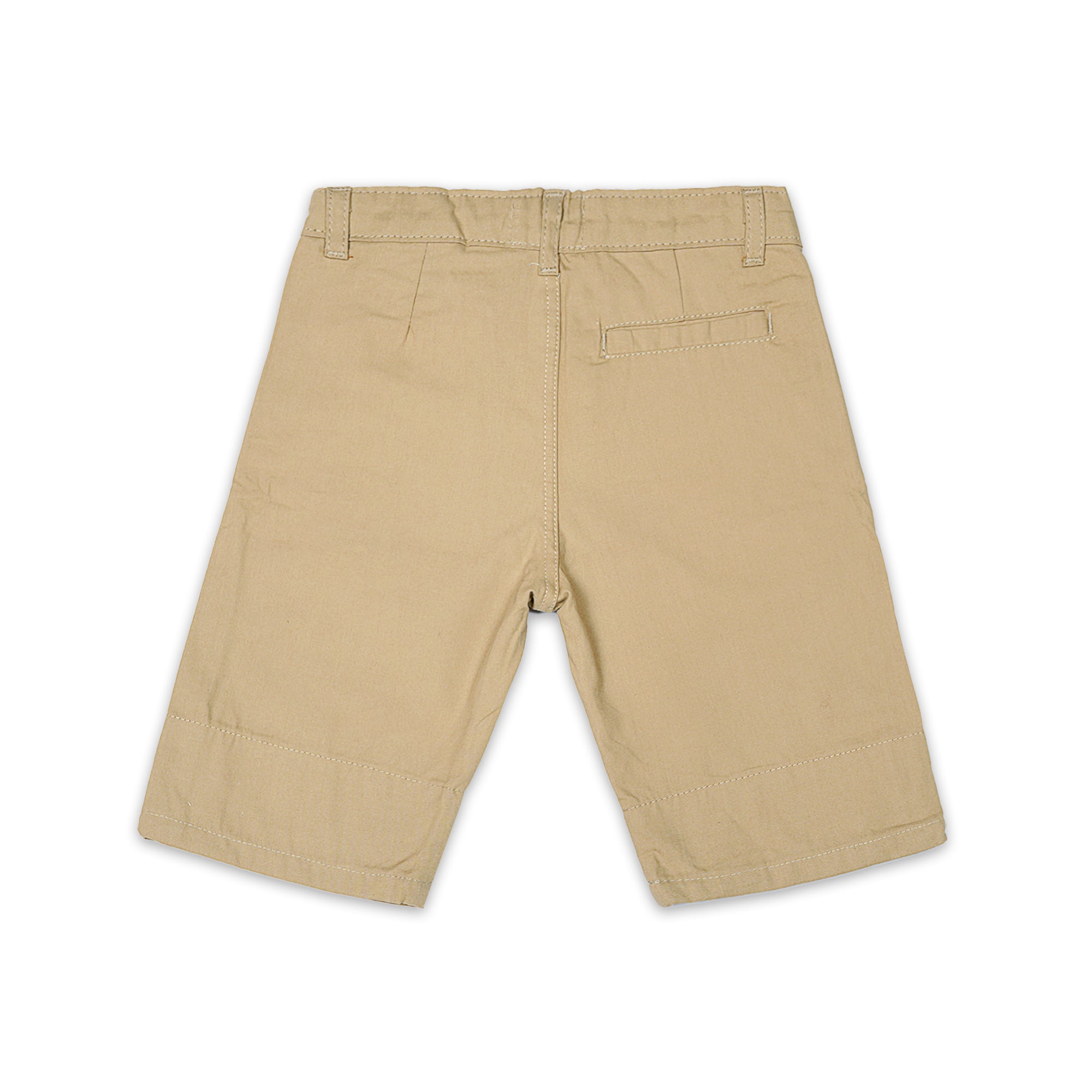 JuniorArm Boys' Khaki Shorts with Truck Appliqué