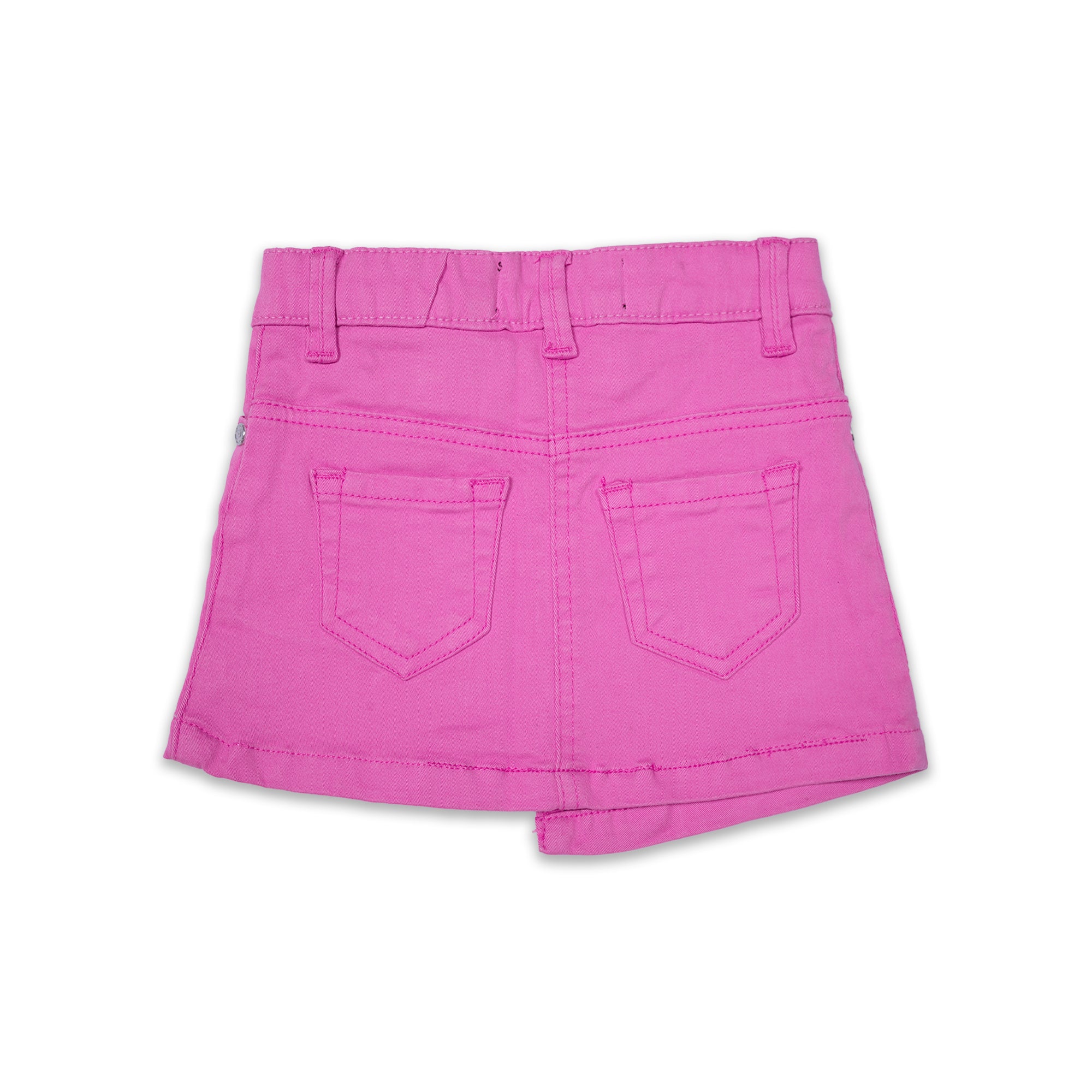 Stunning Girls' Hot Pink Heart Print Skirts