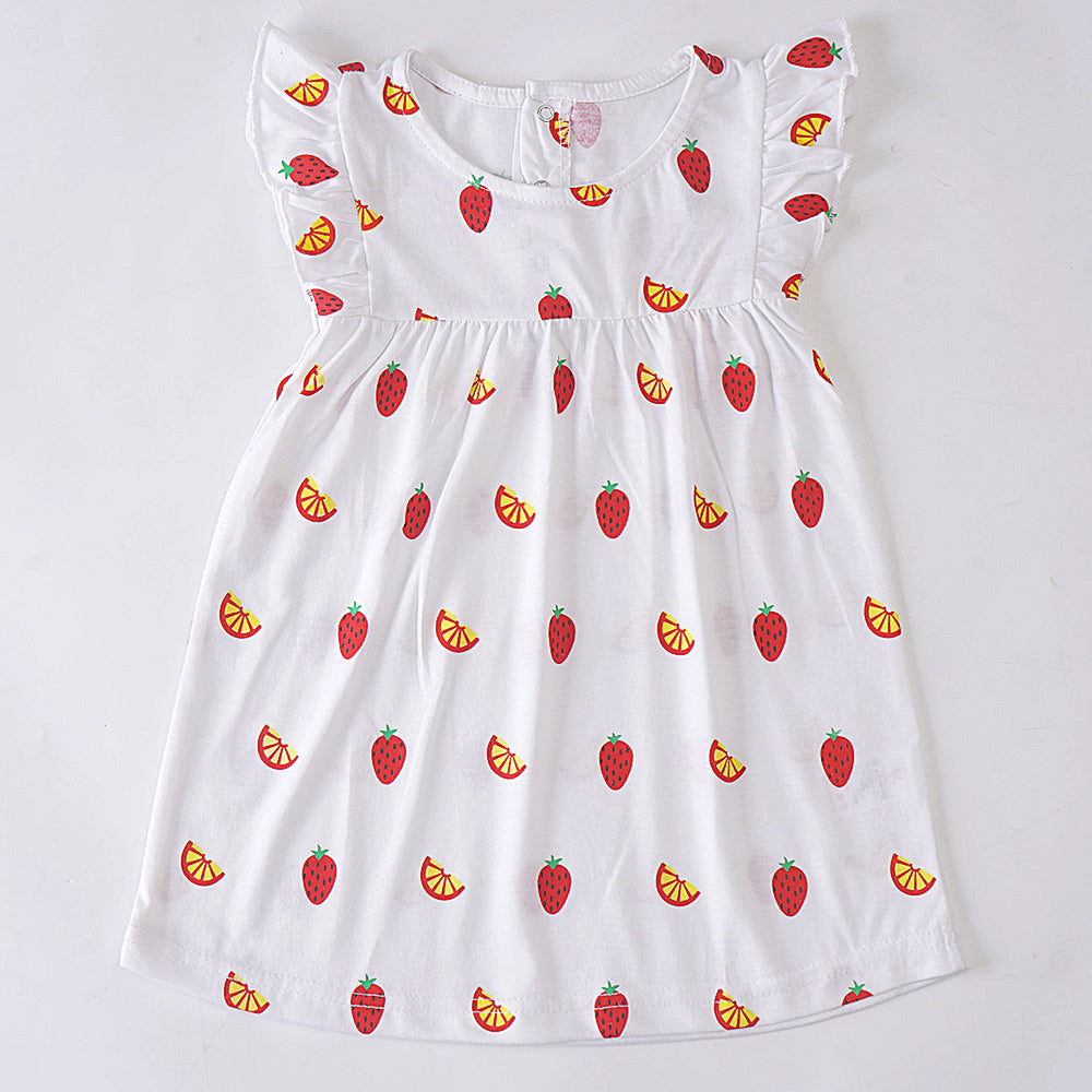 Sweet Summer Fun - Strawberry & Orange Dress
