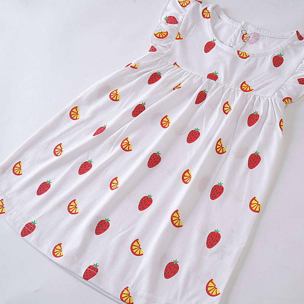 Sweet Summer Fun - Strawberry & Orange Dress