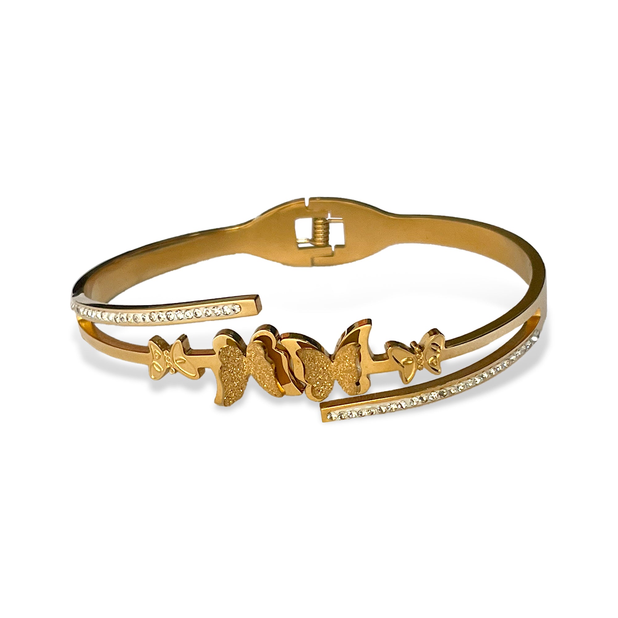 Butterfly Sparkle Bangle: Whimsical Elegance