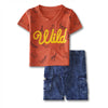 Boys Half Sleeves 2 Piece Suit (Wild)