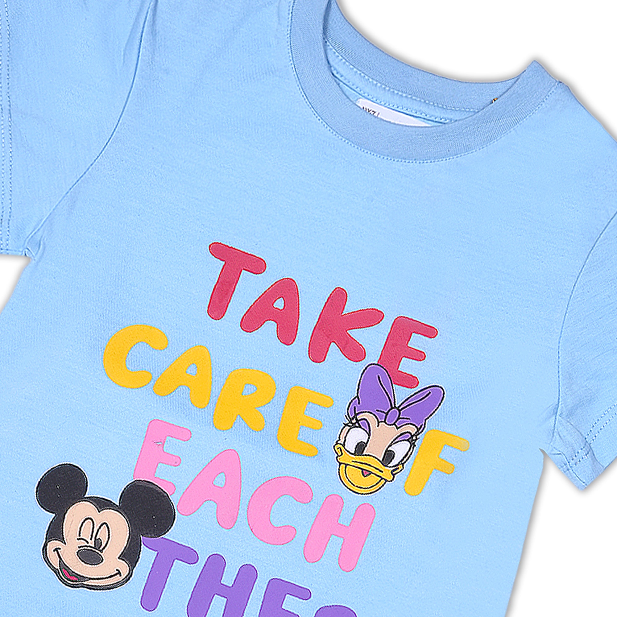 Disney Pals "Take Care" Pajama Set - Sky Blue Comfort