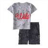 Boys Half Sleeves 2 Piece Suit (Wild)