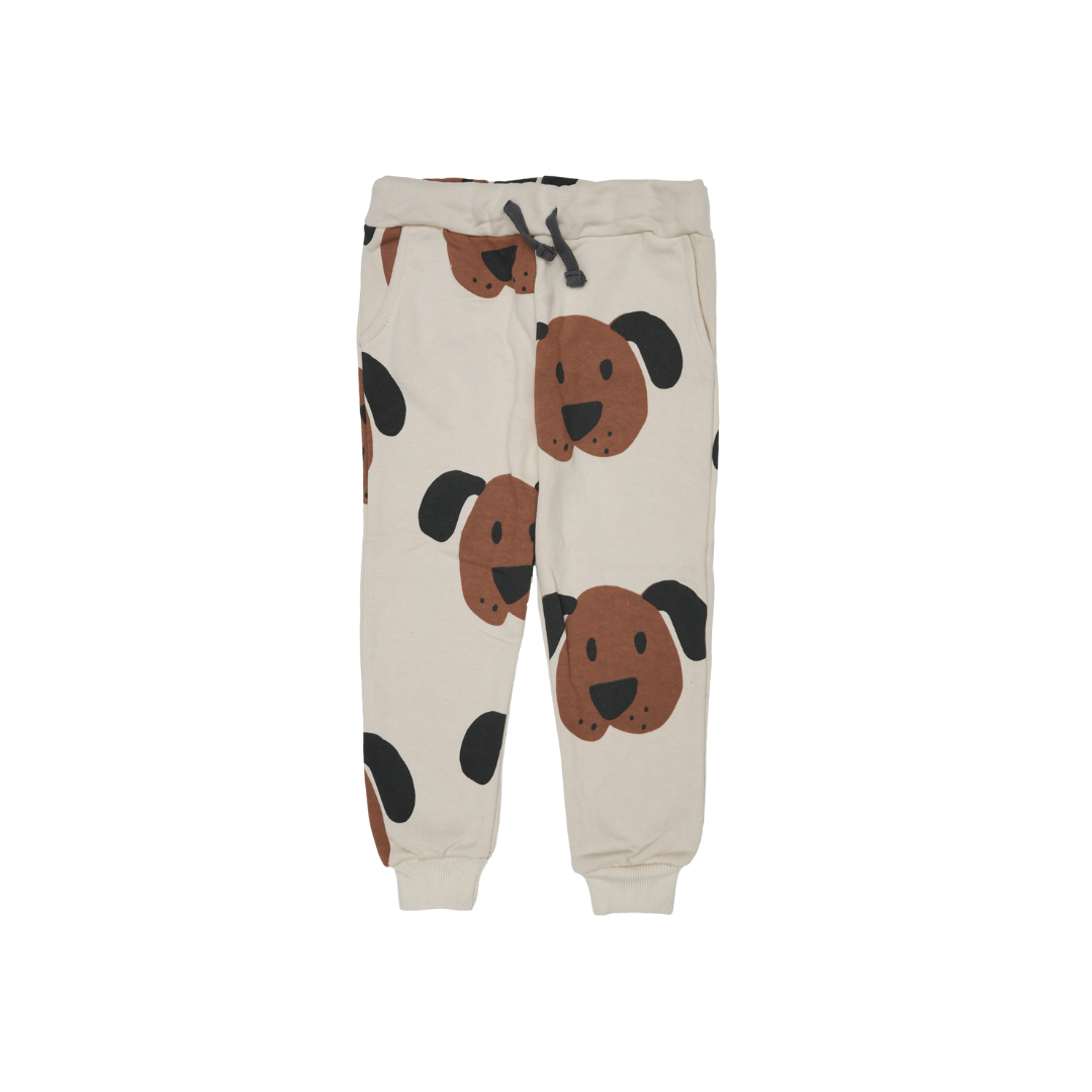 Classic Comfort Trousers With Puppy Design