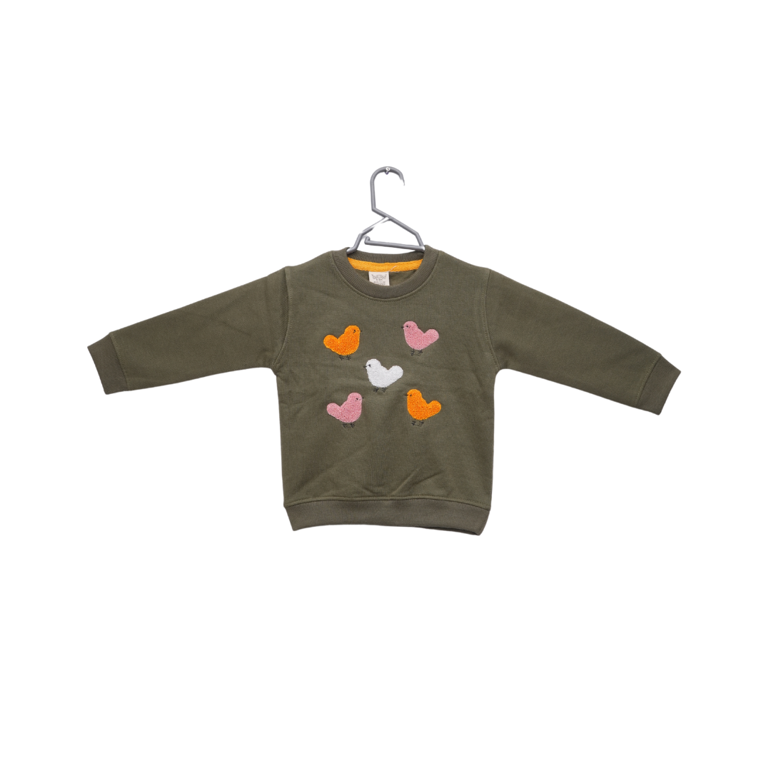 Chick Fleece Crewneck Sweatshirt - Green