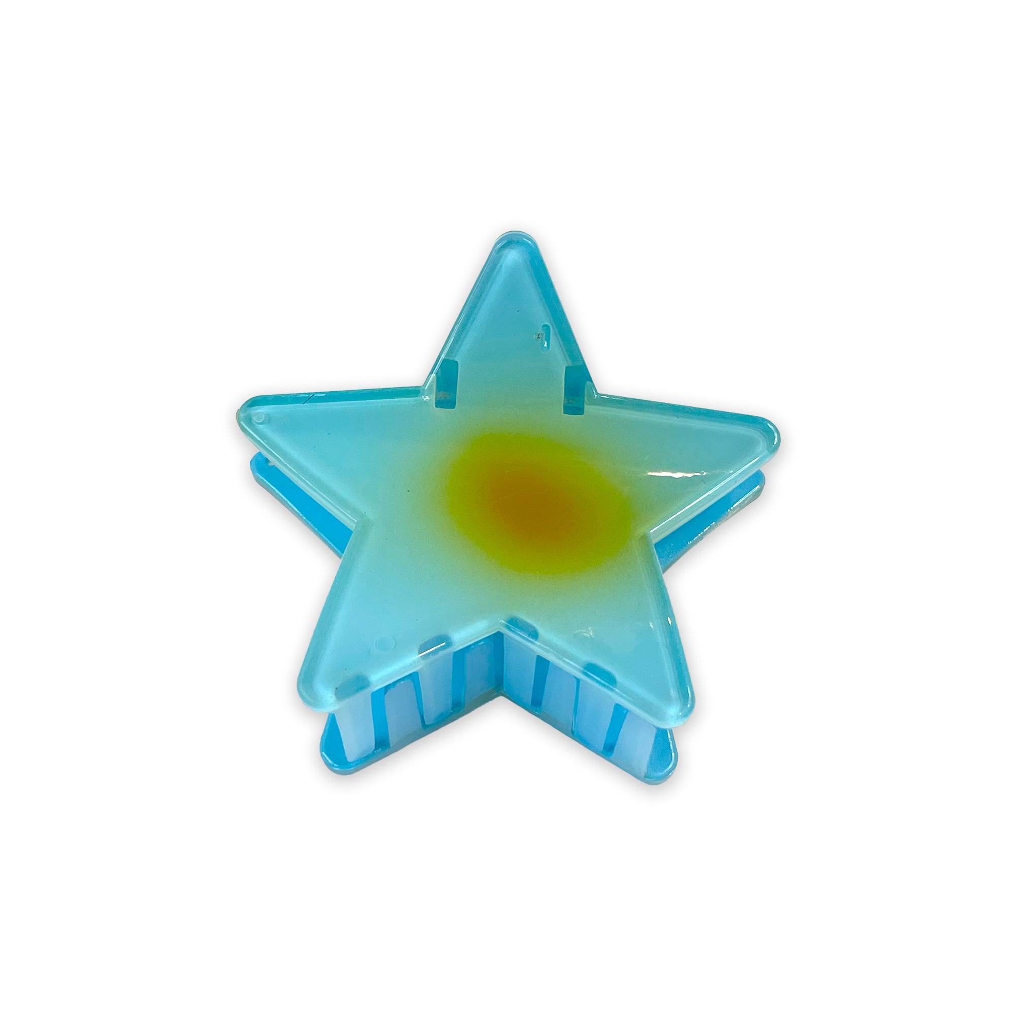 Blue Star-Shaped Hair Clip