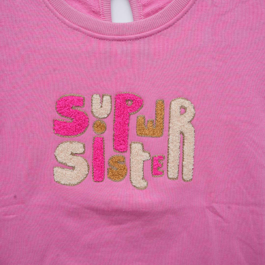 Super Sister Embroidered Sweatshirt