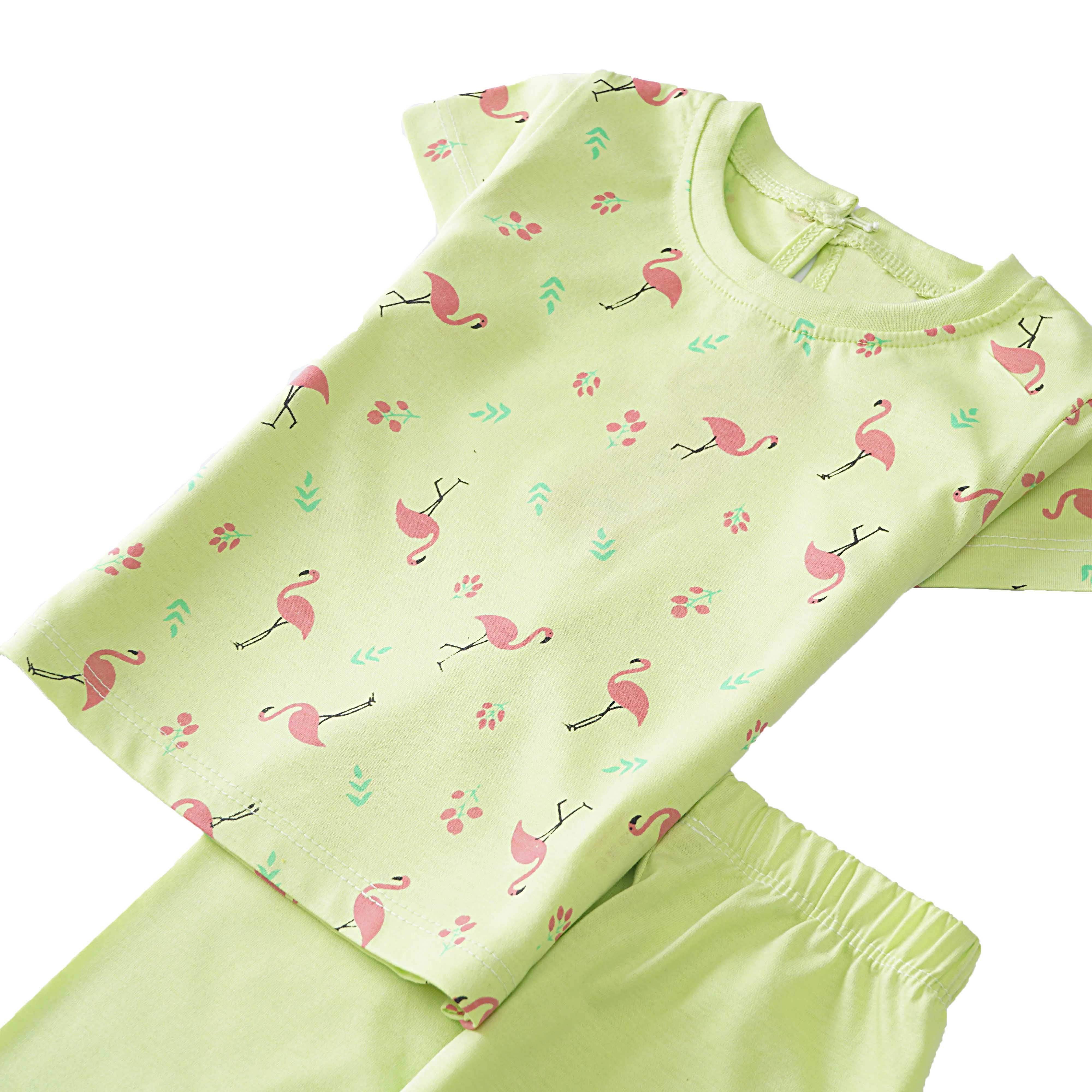 Girls 2 piece set (Flamingo)