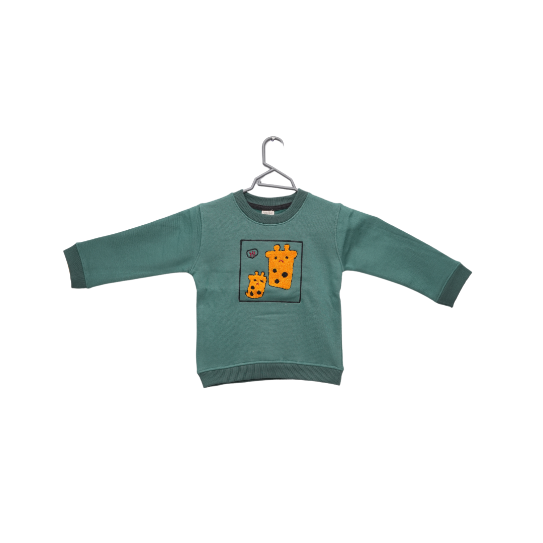 Hi Crewneck Fleece Sweatshirt - Green