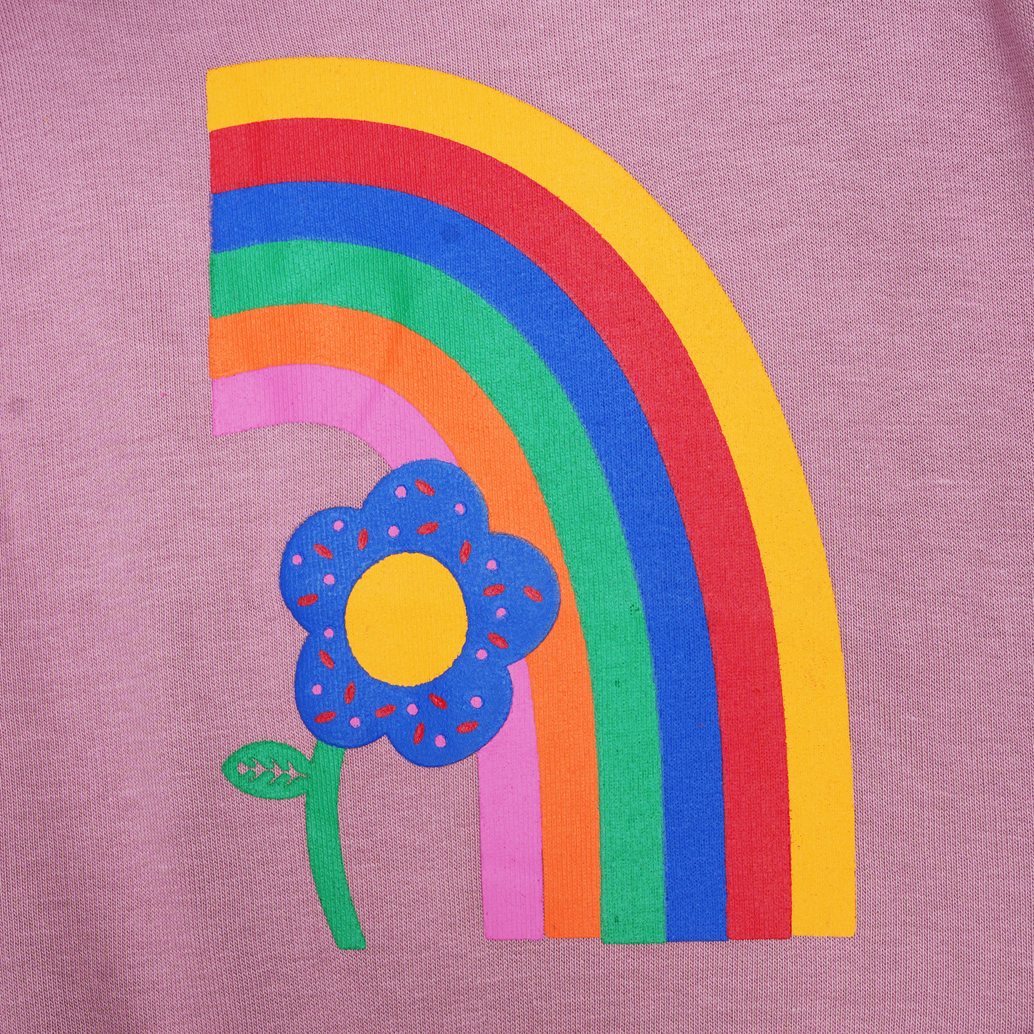 Rainbow Fleece Crewneck Sweatshirt