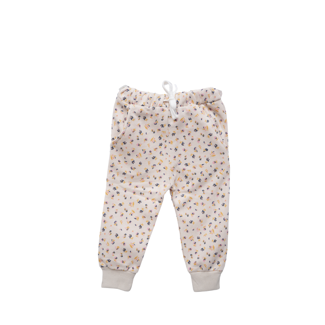 ZARA Flower Printed Fleece 2 Piece Suit