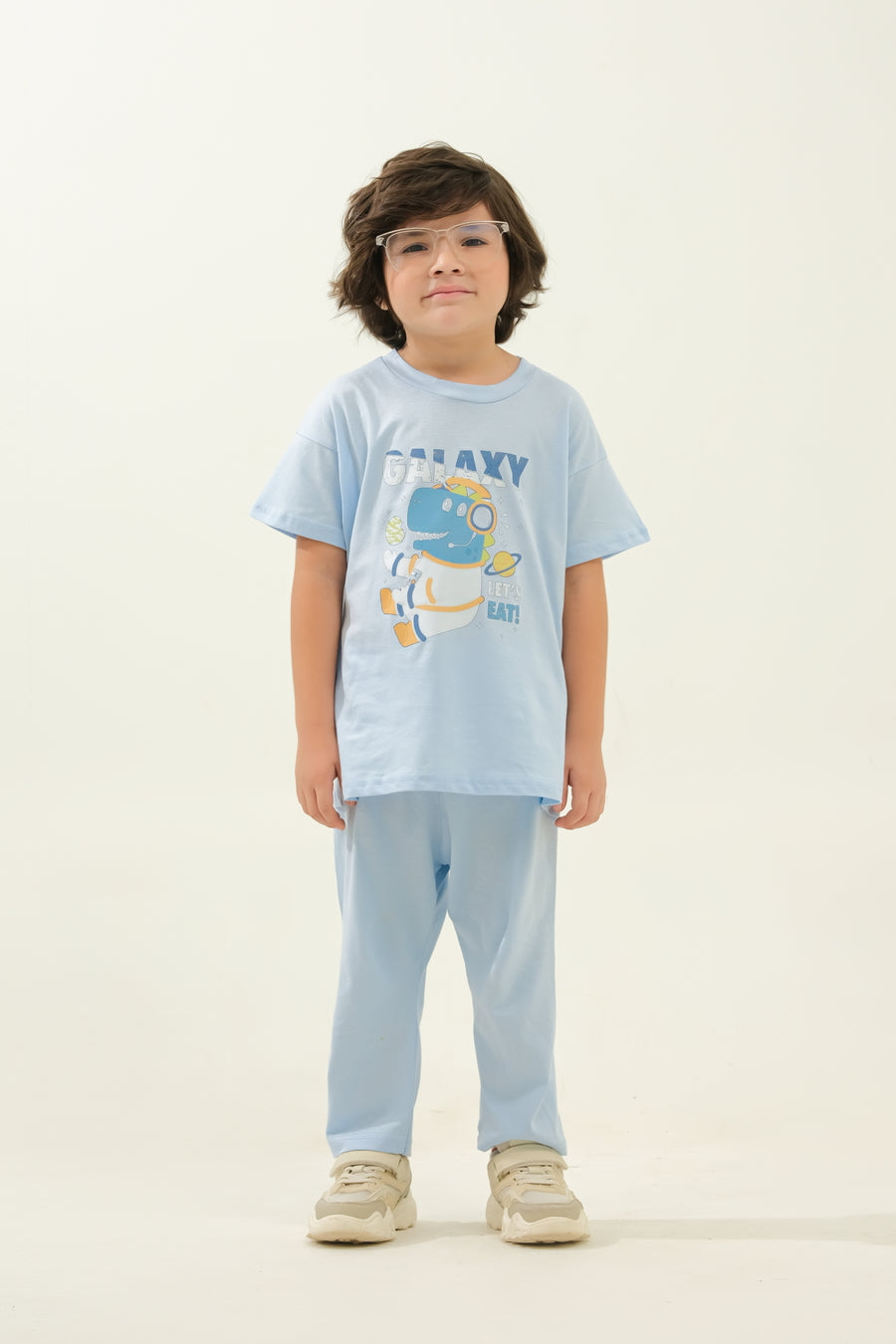 Boys' Light Blue Astronaut "Galaxy" Lounge Set