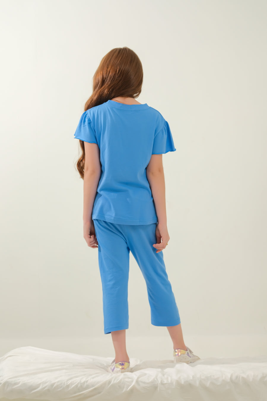 Girls' Blue "Born To Rule" Lounge Set