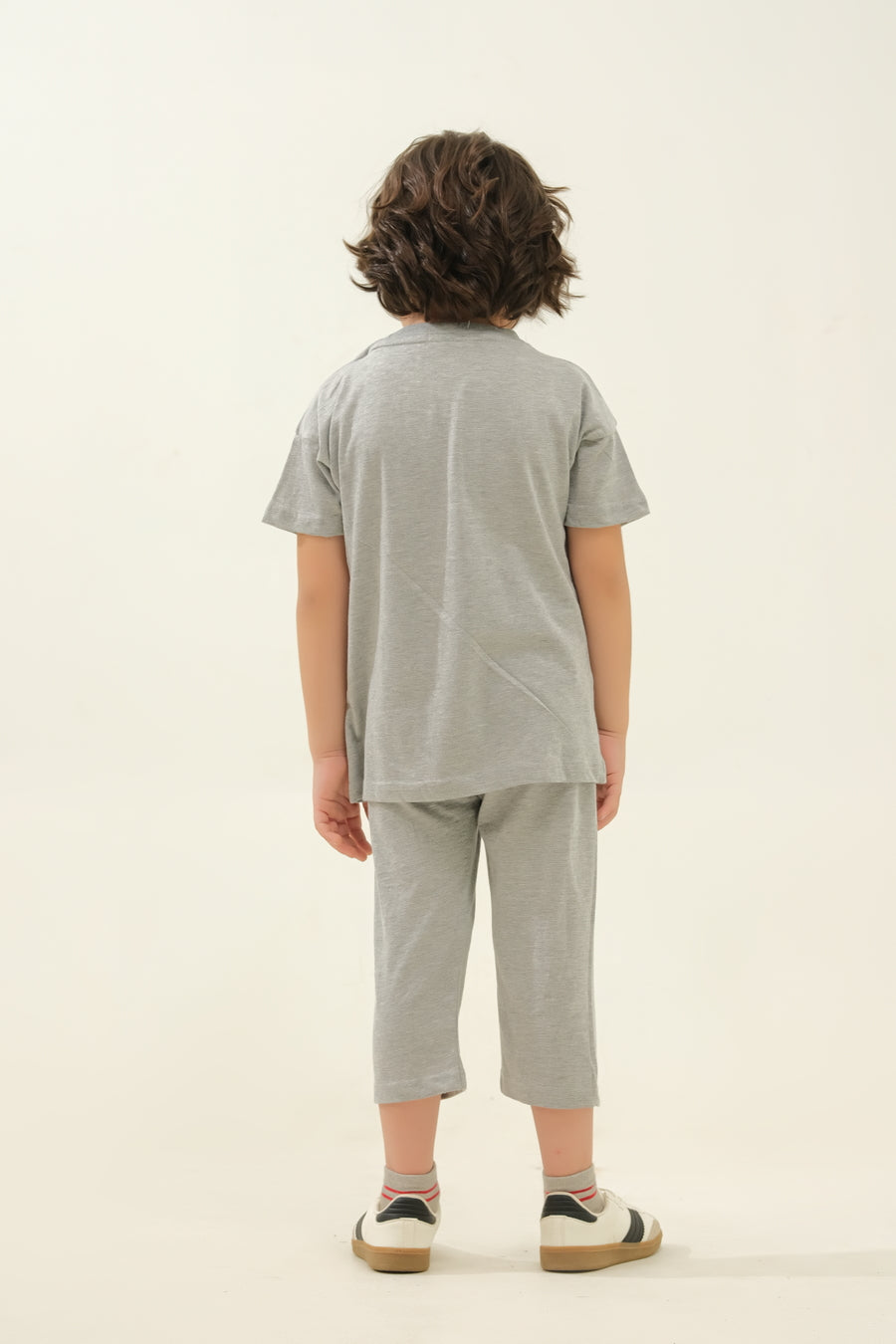 Kids' Grey "Do Your Best" Graphic Lounge Set