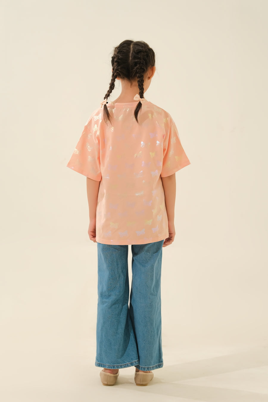 Kids' Style: Peach Butterfly Top