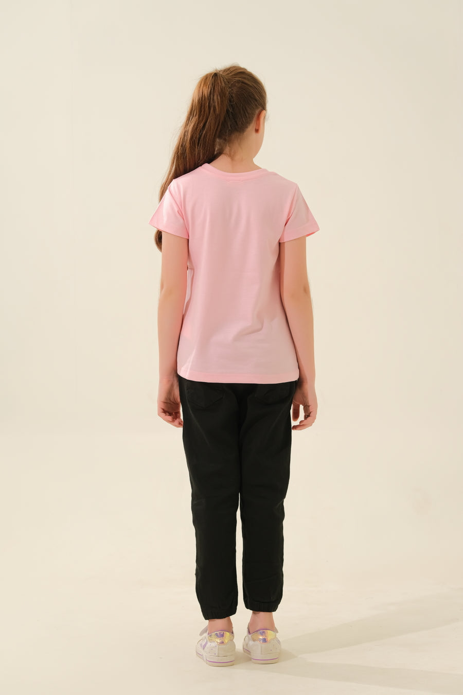 Girls' Pink "Tropical Paradise" Flamingo T-Shirt