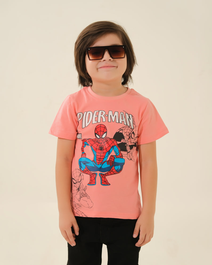 Little Spidey Fan: Cool Kid in Spider-Man Tee
