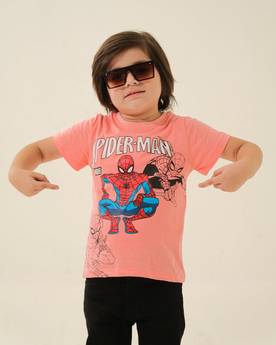 Little Spidey Fan: Cool Kid in Spider-Man Tee