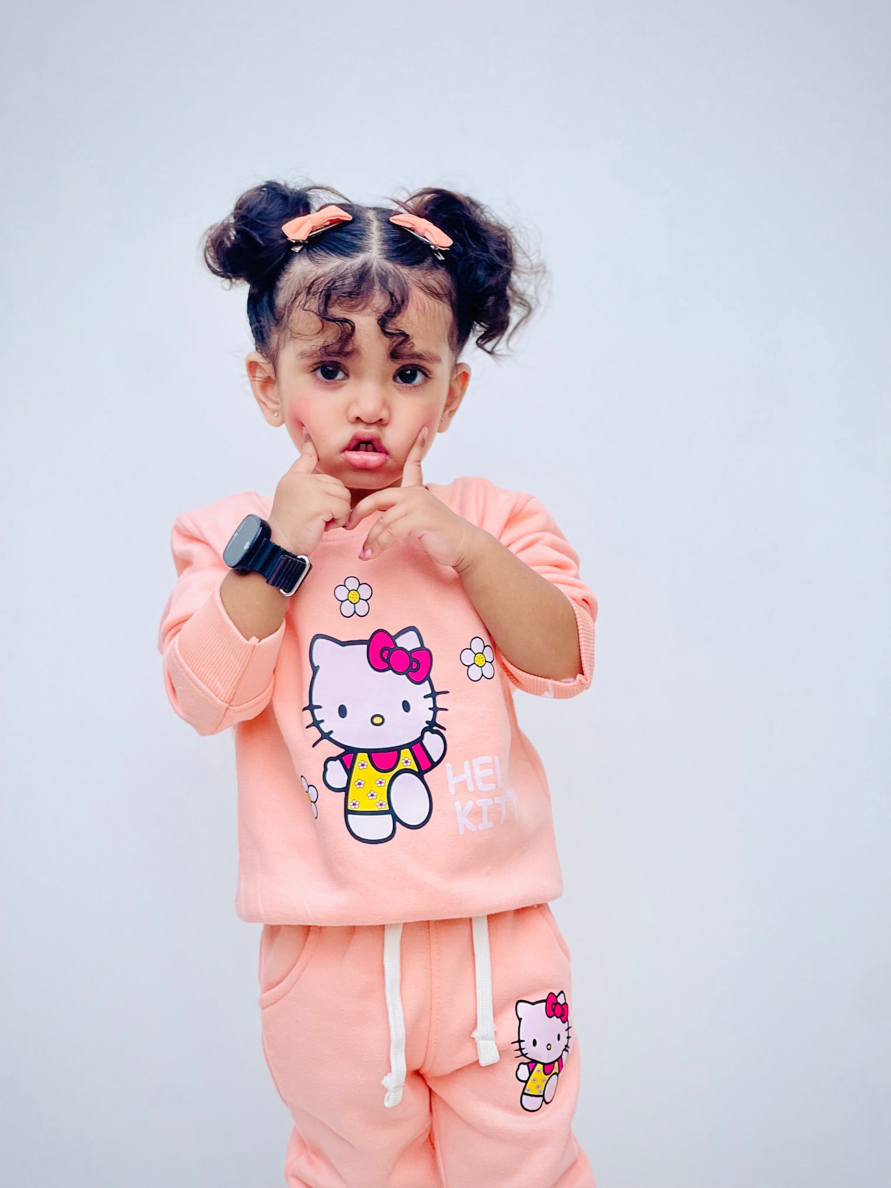 Hello Kitty 2 Piece Suit - Peach