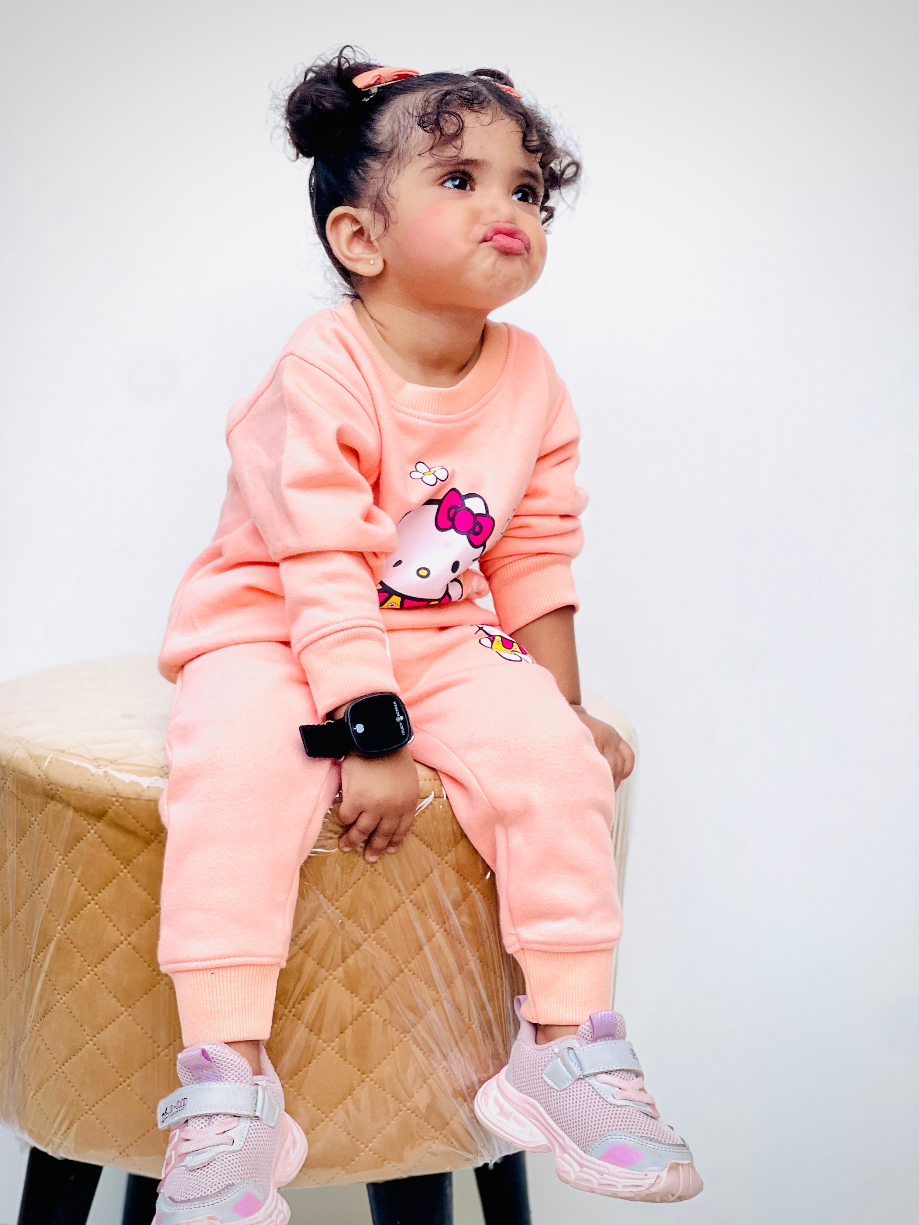 Hello Kitty 2 Piece Suit - Peach