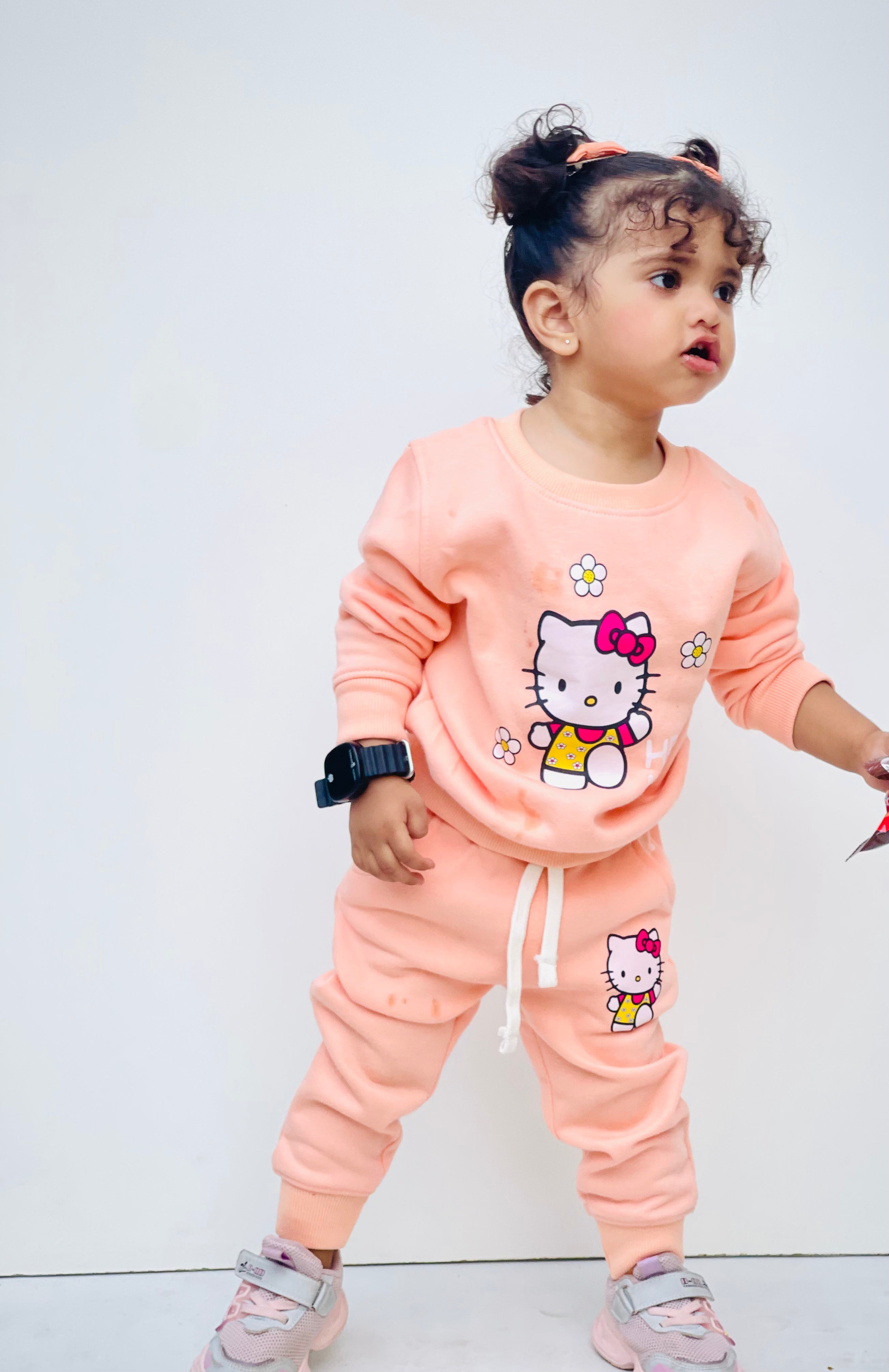 Hello Kitty 2 Piece Suit - Peach