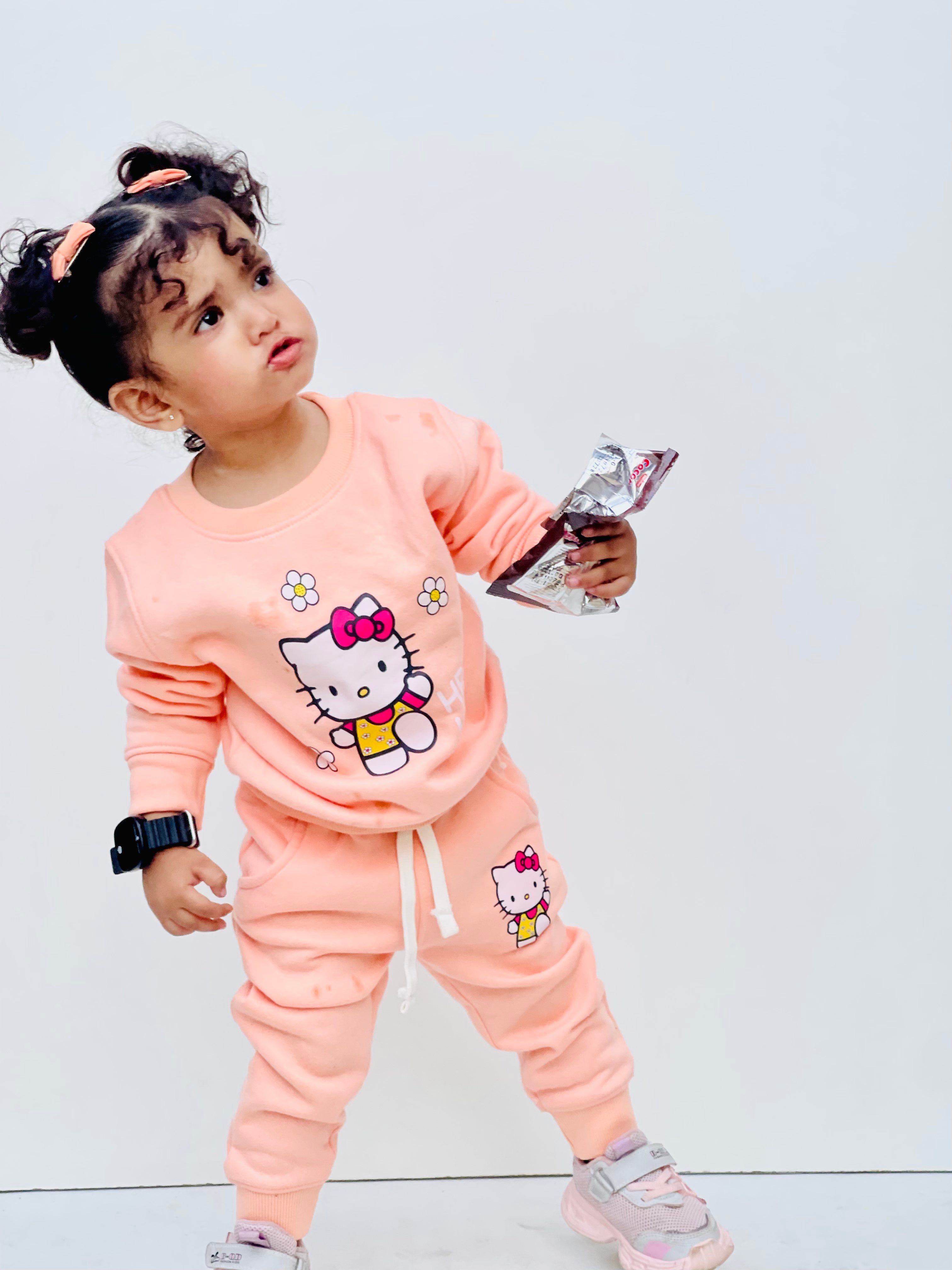 Hello Kitty 2 Piece Suit - Peach