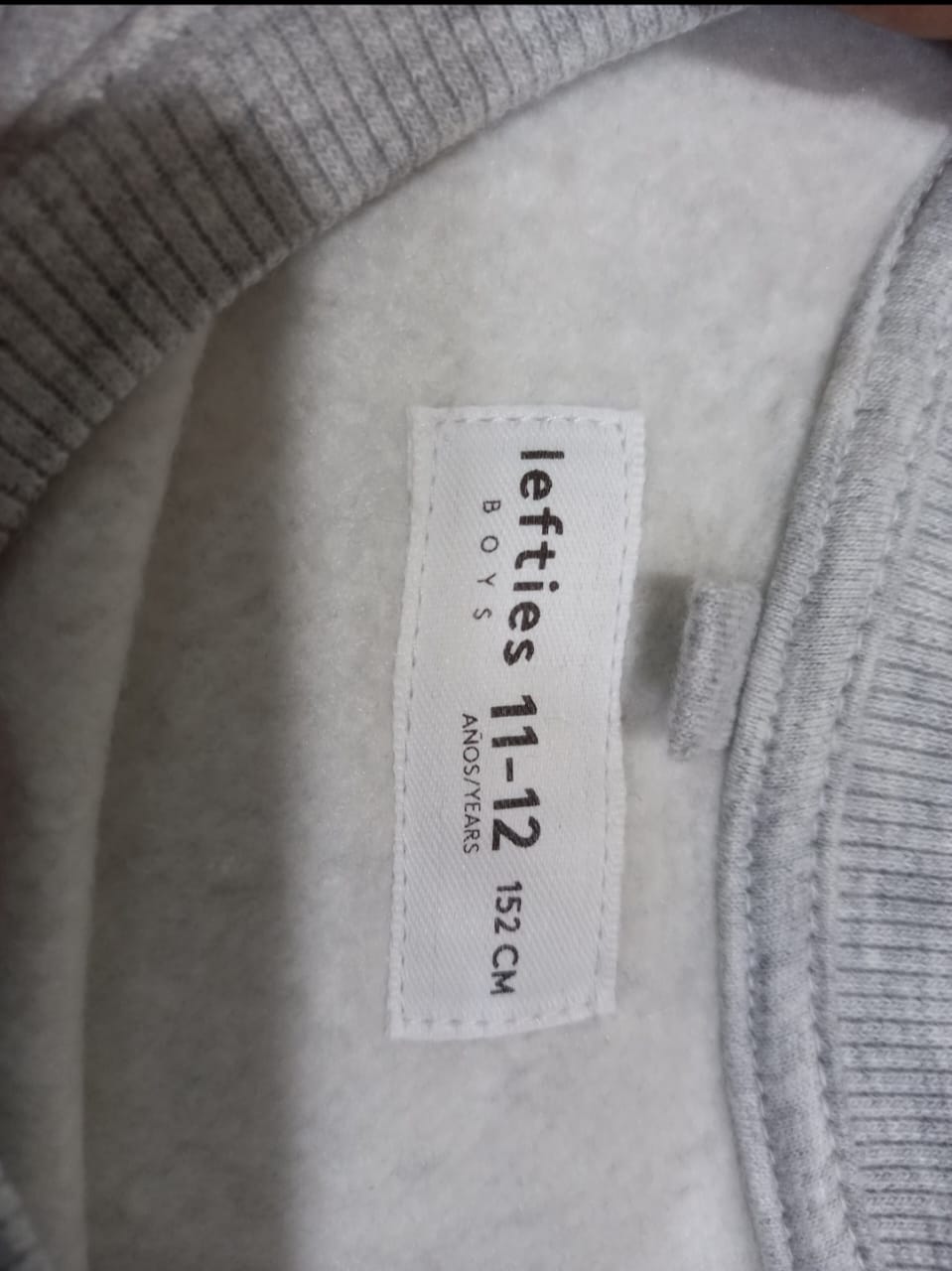 Lefties Boys' Grey "Wild Team" Crewneck Sweatshirt