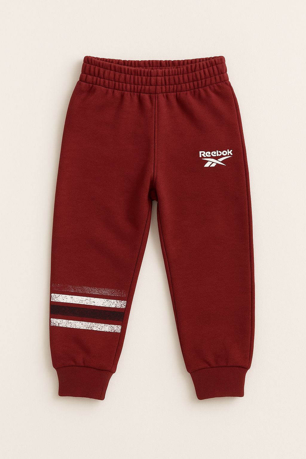 Kids' branded Sporty Fleece Sweatpants - maroon